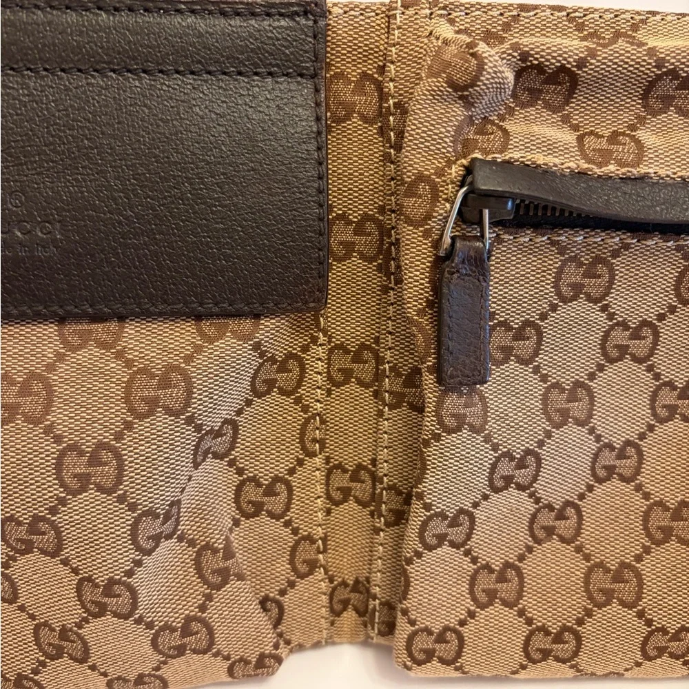 Gucci Beige and Brown GG Belt Bag - Picture 11 of 15